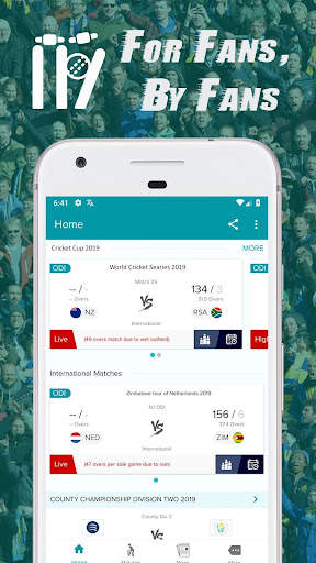 Cricket Live Score, Schedule screenshot 1