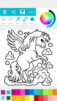 Coloring Unicorn Rainbow Book screenshot 5