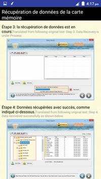 Récupération de données de la carte mémoire Help 8 تصوير الشاشة