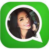 Hot  Girl whatsapp - No Man - logo
