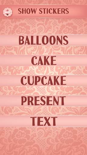 Birthday Stickers 8 تصوير الشاشة