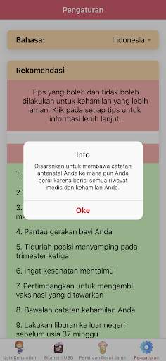 Kalkulator Kehamilan: Persalinan & Usia Kehamilan screenshot 5