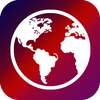 Offline World Map - World Map ,map logo