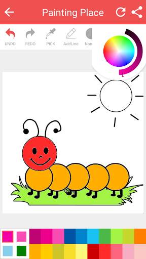 Coloring Cartoon World Larva screenshot 4