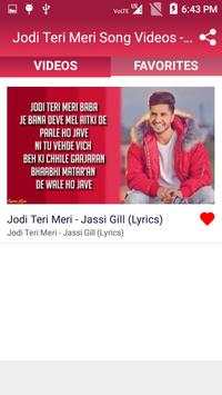 Jodi Teri Meri Song Videos - Jassi Gill Songs screenshot 3