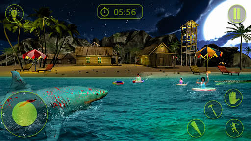Scary Shark Hunting Games - Beach Shark Attack 3D स्क्रीनशॉट 5