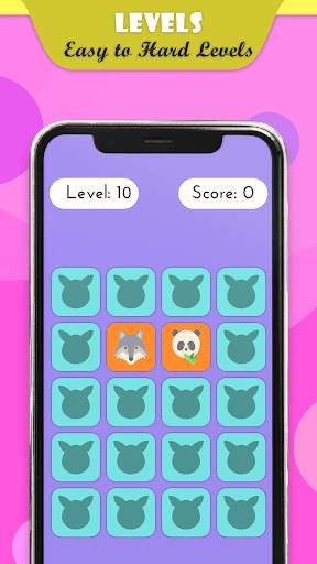 Animal Memory Game for Kids-Free Memory Match Game screenshot 4
