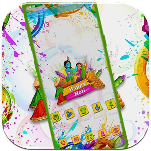 Happy Holi Launcher Theme 1.0.0