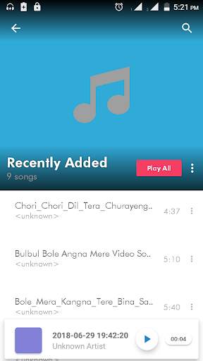 Music player screenshot 5