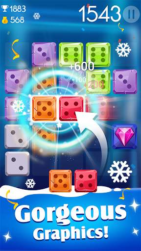 ผสานลูกเต๋าเพชร - เกมออฟไลน์ screenshot 3