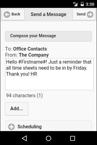 Messenger Mobile screenshot 4
