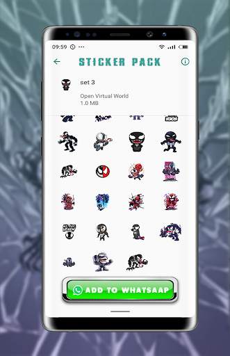 Venom Stickers screenshot 3