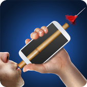 Blow Phone Shooting Darts Simulator icon