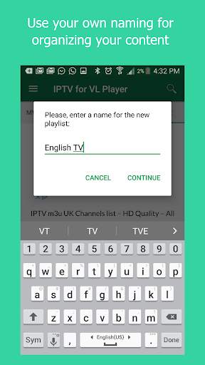 IPTV Manager for VL Player screenshot 5