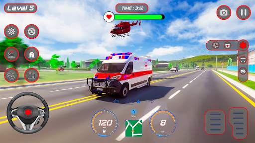 Ambulance Simulator Games 3D screenshot 3