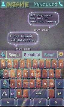 Insane GO Keyboard Theme screenshot 5