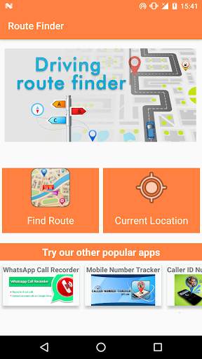 Driving Route Finder screenshot 1