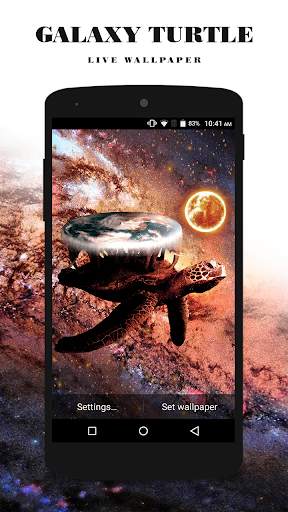 Galaxy Turtle Live Wallpaper screenshot 3
