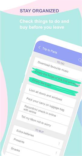 Easy Pack - travel packing lis screenshot 4