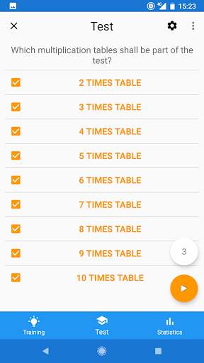 Times Tables screenshot 2