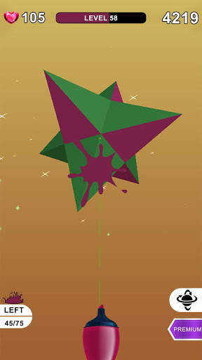 Color 3D Shapes Hit Casual Games screenshot 1