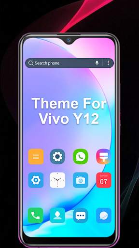 launcher Colorful theme for Vivo Y12 pro screenshot 1