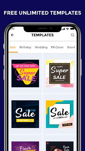 Poster Maker & Posters Ads Designer screenshot 2