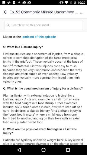 EM Cases Summaries screenshot 4