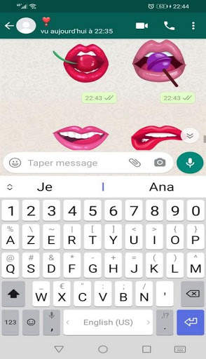 Kiss&Lips Stickers 2020 for Whatsapp screenshot 6