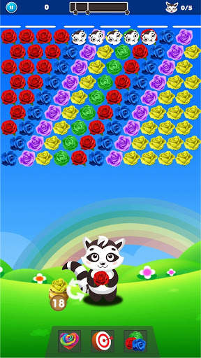 Panda Shooter Rose -New Rose Garden Blossom Crush screenshot 5