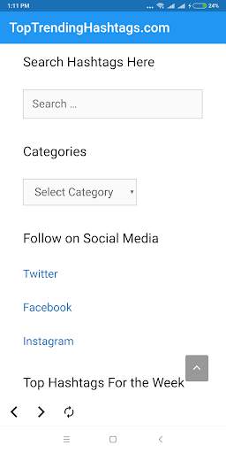 Trending Hashtags for Instagram & Twitter - 2021 screenshot 6