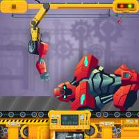 Grand Robot Car Iron Factory Maker Game logo