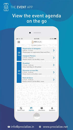 The Event App screenshot 1
