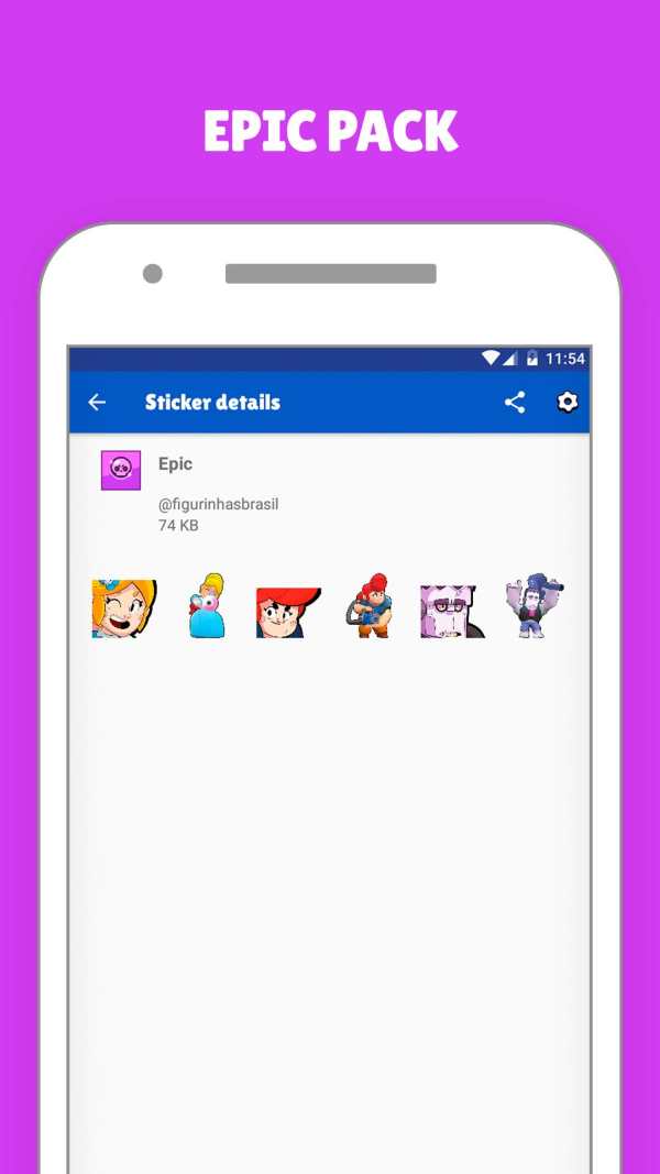 Brawl Stars Stickers: Stickers for WhatsApp screenshot 6