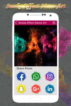 Smoke Effect Name Art Photo Editor screenshot 5