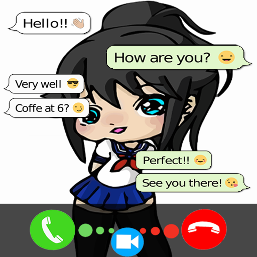 Fake Call Video chat Sakora icon