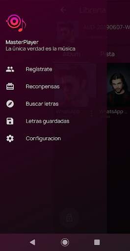MasterPlayer - reproductor de audio screenshot 3