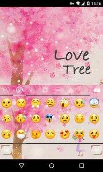 Emoji Keyboard-Love Tree screenshot 4