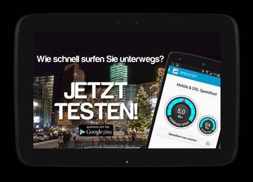 Mobile WIFI & DSL Speedtest screenshot 1