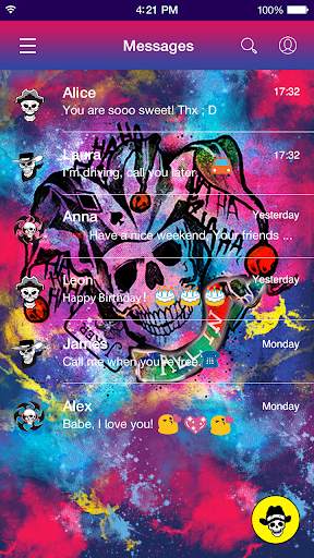 Clown It Joker Face Keyboard स्क्रीनशॉट 4