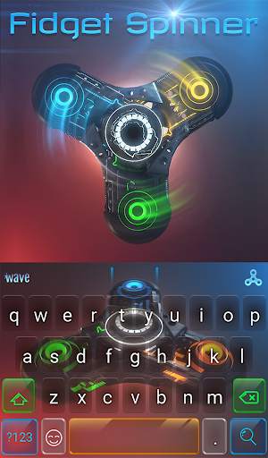 Spinning Animated Keyboard   Live Wallpaper स्क्रीनशॉट 2
