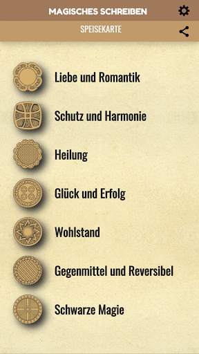 Magisches Schreiben für Zauber und Amulette screenshot 3
