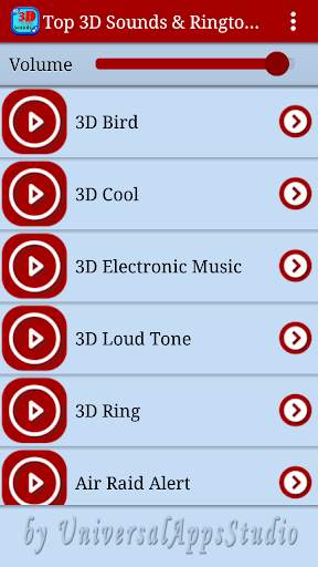 Top 3D Sounds & Ringtones screenshot 2