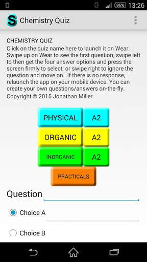 Chemistry Quiz screenshot 1