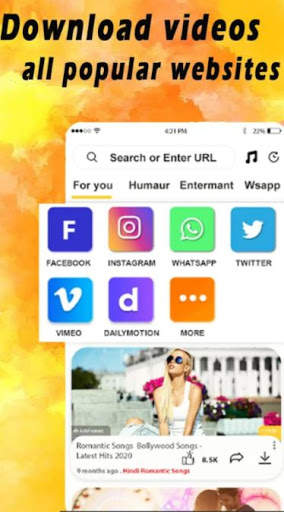 Tube Video downloader - Vtube Mp4 video Downloader screenshot 1