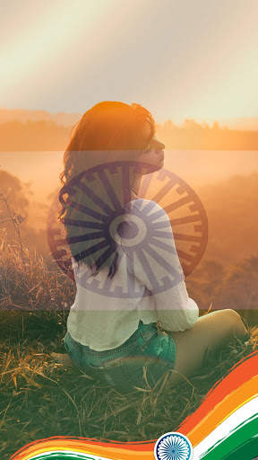 Indian Flag Photo Editor screenshot 1