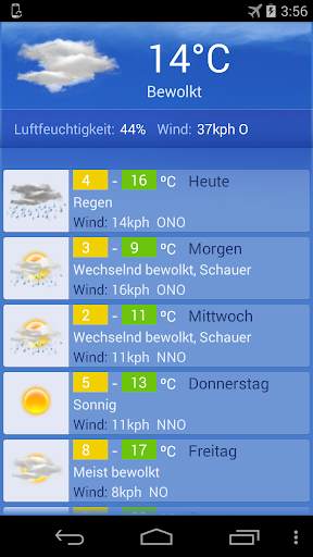 Wetter Wien screenshot 3