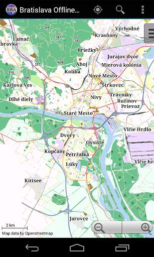 Offline Stadkaart Bratislava screenshot 1