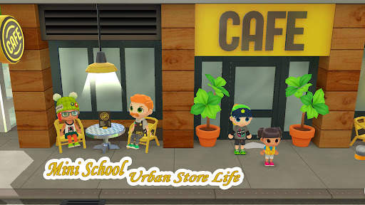 Mini Toca School Urban City Life world स्क्रीनशॉट 1