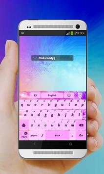 Pink Candy GO Keyboard screenshot 4